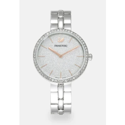 Abbildung von Swarovski Cosmopolitan Uhr silvercoloured, Damen, Größe: One Size, Silver coloured
