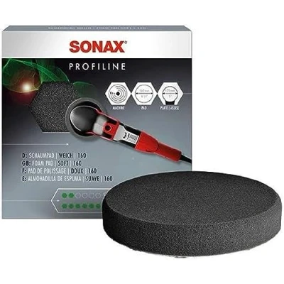 Abbildung von SONAX SchaumPad weich 160 (1 Stück) supersofter feinporiger Schwamm zum maschinellen Finishpolieren von Lacken Art Nr. 04932410