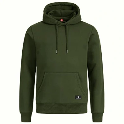 Abbildung von Höhenhorn 38L3 Janga Hoodie Herren Kapuzen Pullover Grün 3XL