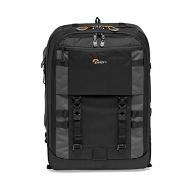 Abbildung von Lowepro Pro Trekker BP 450 AW II, Camera Bag, Backpack with Recycled Fabric, Fits 15 Laptop or Tablet, Maxfit Dividers, Weatherproof Cover, Mirrorless DSLR Case, Black Dark Grey, LP37269 GRL