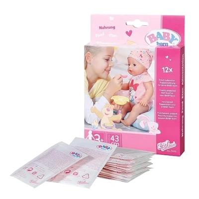 Abbildung von BABY born Puppennahrung in Sachts für Kleinkinder ab 3 Jahren, enthält 12 Sachets, 779170 Zapf Creation