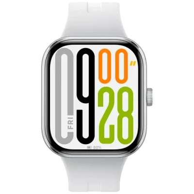 Abbildung von Xiaomi Redmi Watch 5 2.07&quot; AMOLED, 60Hz, 24 Tage Akku, 150+ Sportmodi, 5ATM wasserfest, GNSS, Herzfrequenz &amp; SPO₂ Sensor, Bluetooth Calling, Aluminium Rahmen, drehbare Krone, Silver Gray