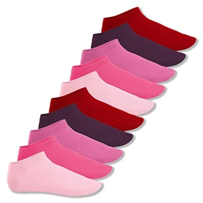 Abbildung von Footstar Herren &amp; Damen Sneaker Socken (10 Paar), Kurze Sportsocken aus Baumwolle Sneak It! Jeanstöne 43 46