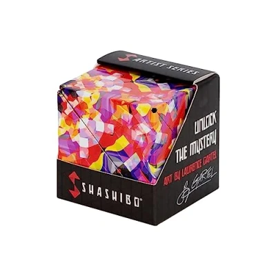 Abbildung von SHASHIBO Formwechsel Box Preisgekrönter, patentierter Zappelwürfel mit 36 Seltenerdmagneten lässt Sich in über 70 Formen verwandeln (Confetti)