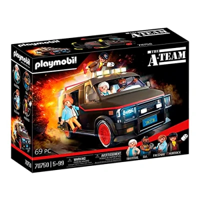 Abbildung von PLAYMOBIL 70750 The A Team Van im ikonischen Design, Für Fans, Sammler und Kinder, 5 99 Jahre