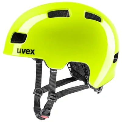 Abbildung von uvex hlmt 4 Leichter Fahrradhelm für Kinder individuelle Größenanpassung waschbare Innenausstattung neon Yellow 55 58 cm