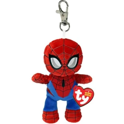 Abbildung von TY Spider Man Plüschtier, 12 cm, Rot und Blau, Beanie Babies