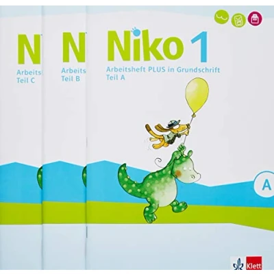 Abbildung von Niko 1: Arbeitsheft PLUS in Grundschrift Klasse 1. (3 Teile A, B, C) (Niko. Ausgabe ab 2020)