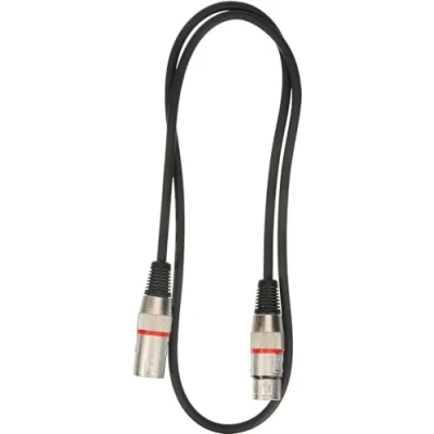 Abbildung von Stagg SMC1 RD Mikrofon Kabel (1m, XLR Buchse auf Stecker) rot