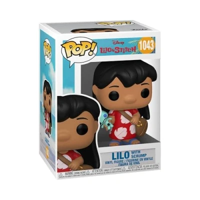 Abbildung von Funko Pop! Vinyl: Disney: Lilo &amp; Stich with Scrump Stitch und Vinyl Sammelfigur Geschenkidee Offizielle Handelswaren Spielzeug Für Kinder Erwachsene