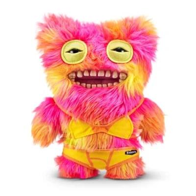 Abbildung von Fuggler Vacay Vibes von ZURU, Funny Ugly Monster, Plüsch, zum Sammeln, Spielzeug (Mr Buttons Multi)