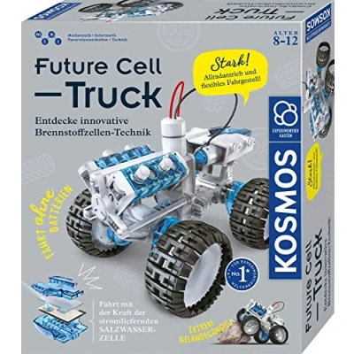 Abbildung von KOSMOS 620745 Future Cell Truck, Entdecke Innovative Brennstoffzellen Technik. Bausatz für Spielzeug Geländewagen mit emissionsfreier Energie, Experimentierkasten Kinder ab 8 12 Jahre, Fahrzeug
