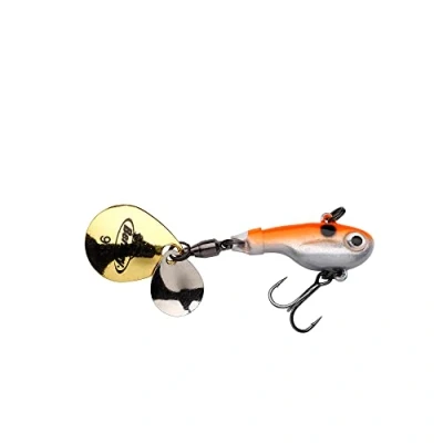 Abbildung von Berkley Pulse Spintail Perch Barsch Angelköder, 5cm 5 g, Orange Glitter