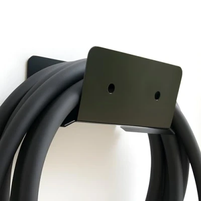 Abbildung von EVify Typ 2 Kabelhalterung, Wandhalterung für Lange Ladekabel Stabile Halterung mit glatten Kanten, inkl. Montagezubehör