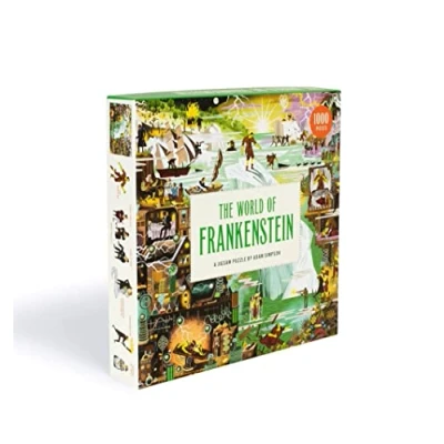 Abbildung von Laurence King 9780857829443 The World of Frankenstein Monster Puzzle, Yellow