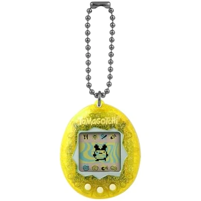 Abbildung von Bandai Original Tamagotchi Color Collection Yellow Elektronisches virtuelles Haustier mit Farbdisplay Interaktives Spielzeug Gelbes Kinder ab 8 Jahren 46008