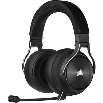Abbildung von CORSAIR VIRTUOSO RGB WIRELESS XT Multiplattform Gaming Headset Mit Bluetooth Dolby Atmos Omnidirektionales Mikrofon iCUE Kompatibel PC, Mac, PS5, PS4, Nintendo Switch, Handy Schiefer