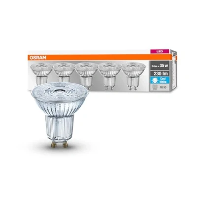 Abbildung von OSRAM LED Reflektor GU10 2,6W 4.000K 230lm 36 5er