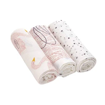 Abbildung von LÄSSIG Baby Lätzchen Halstuch Dreieckstücher Set 2 Stk. Bio Baumwolle Druckknopf wendbar/Baby Bandana Little Mateys royal blue