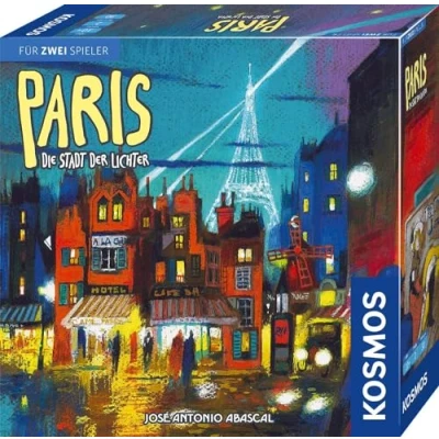 Abbildung von KOSMOS 680442 Paris die Stadt der Lichter, Das Duell um besten Bauplätze, Strategiespiel für 2 Spieler, mit einfachen Regeln, Spiel Personen ab 10 Jahre