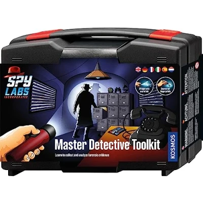 Abbildung von Kosmos 617240 Spy Labs Incorporated Detective Toolkit, case, Toys for Children from 8 Years with Utensils and Professional Tips, Multilingual Instructions in EU5, Mittel