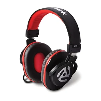 Abbildung von Numark HF175 DJ Kopfhörer im geschlossenem Design, 40mm Treiber, hochqualitativen Ohrmuscheln für Mixing und Monitoring, 3m Kabel enthalten