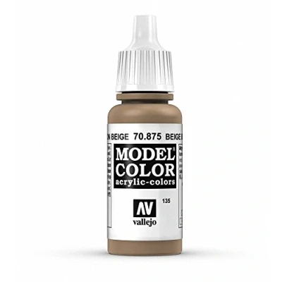 Abbildung von Vallejo, Model Color, Acrylfarbe, 17 ml Beige/Braun