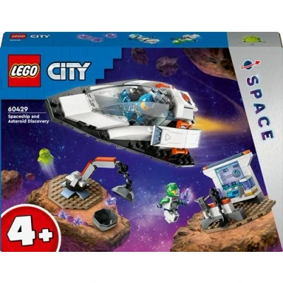 Abbildung von Lego City Bergung eines Asteroiden im Weltall, Weltraum Spielzeug mit Raumschiff, Raumstation, 2 Minifiguren und eine Alien Figur, Geschenk für Kinder, Jungs Mädchen ab 4 Jahren 60429