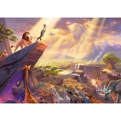 Abbildung von Schmidt Spiele 59673 Thomas Kinkade, Disney, König der Löwen, 1000 Teile Puzzle