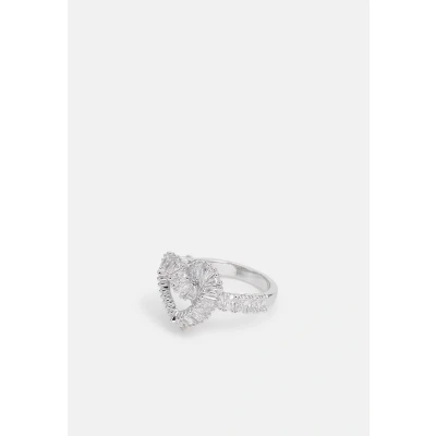 Abbildung von Swarovski Matrix Woven Ring silvercoloured, Damen, Größe: 60, Silver coloured