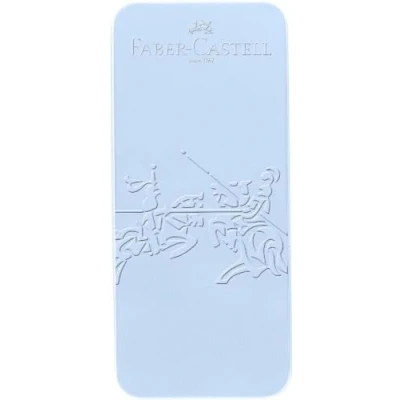Abbildung von FABER CASTELL 201524 Geschenkset Grip 2010 sky blau, mit Füller M und Kugelschreiber XB, im Metalletui