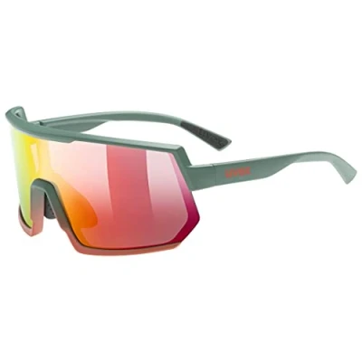Abbildung von uvex sportstyle 235 Sportbrille für Damen und Herren beschlagfrei druckfreier Sitz &amp; perfekter Halt moss grapefruit matt/red one size