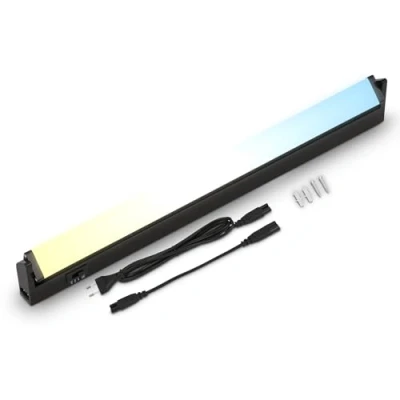 Abbildung von BRILONER Leuchten LED Unterbaulampe schwenkbar, CCT Unterbauleuchte Küche, Farbtemperatur einstellbar, Schrankleuchte, Schwarz, 54,5 cm, 2224 015