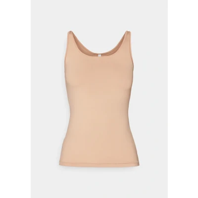 Abbildung von Schiesser TRÄGERTOP Unique Micro Unterhemd/shirt, Damen, Größe: 38, Maple
