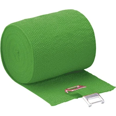 Abbildung von Höga Lastic Color, grün, 6 cm x 5 m gedehnt, dauerelastische Idealbinde, 1er Pack (1 0.036 kg)