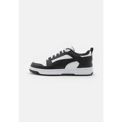 Abbildung von Puma Rebound V6 Unisex Sneaker low, Größe: 46, White/black Schuhe