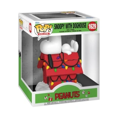 Abbildung von Funko Pop! Deluxe: ACBC Snoopy &amp; Doghouse Peanuts TV Specials Vinyl Sammelfigur Geschenkidee Offizielle Handelswaren Spielzeug Für Kinder und Erwachsene Fans Modellfigur Sammler