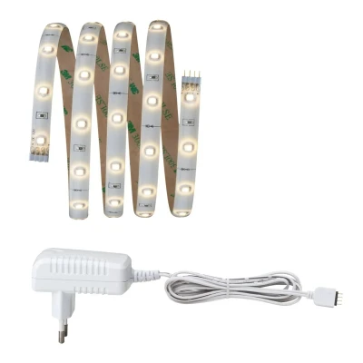 Abbildung von Paulmann 70317 Function YourLED Basisset 1,5m Warmweiß 4,5W 230/12V Niedervolt 12V NiedervoltA Weiß Kunststoff Lichtband Lichtstreifen Lichtschlauch