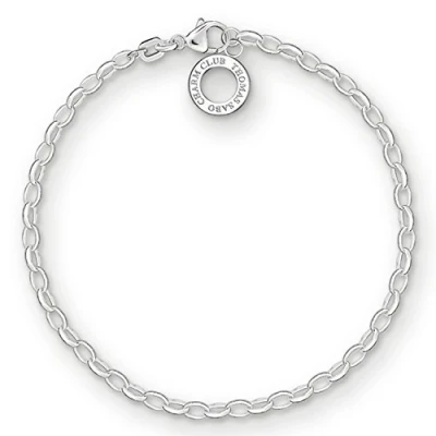 Abbildung von Thomas Sabo Damen Charm Armband Club 925 Sterling Silber X0163 001 12
