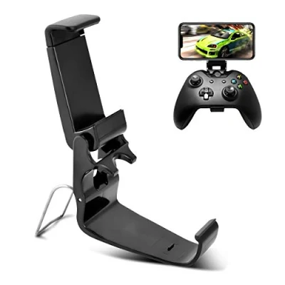 Abbildung von DLseego Kompatibel mit Xbox One Controller Phone Mount Clip, Faltbare Telefonhalterung für einen Spiele Controller, Mobile Spiel Rückenlehne S/X, kabelloser XL