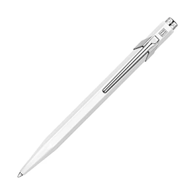 Abbildung von CARAN d&#039;ACHE Kugelschreiber 849 aus Metall Weiß, 1 Stück (1er Pack)