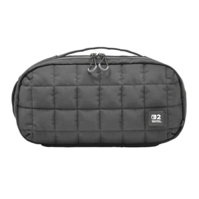 Abbildung von HORI Gesteppte Tasche (Schwarz) für Nintendo Switch 2 Offiziell lizenziert von