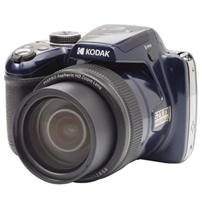 Abbildung von KODAK Pixpro AZ528 Digitale Bridgekamera, 16 Megapixel, 52 facher optischer Zoom, Bildstabilisator, 3 Zoll LCD Display, 1080p Full HD Video, Lithium Ionen Akku Nachtblau