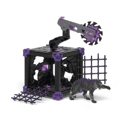 Abbildung von schleich ELDRADOR CREATURES BattleCave Schattentiger 42739 Set aus Battle Cave mit Monster Caves zur Arena stapelbar 27 Teilen