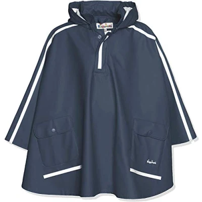 Abbildung von Playshoes Unisex Kinder Regen cape Langer Rücken marine 140