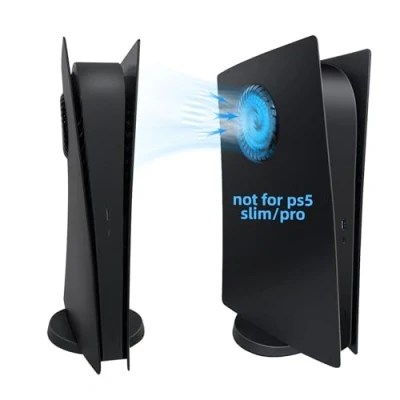 Abbildung von Mcbazel Playstation 5 Digital Faceplate Cover mit Kühlöffnungen Ersatz Frontplatten für Edition Konsole Anti Scratch staubdicht Platten(Nicht PS5 Slim)