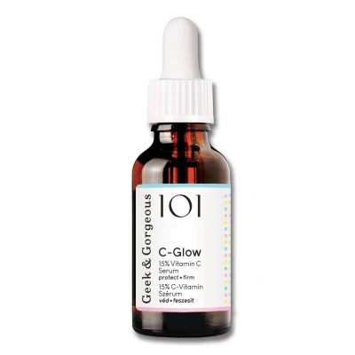 Abbildung von Geek &amp; Gorgeous C Glow Serum mit 15% Vitamin für das Gesicht, Hochdosiert, Leistungsstarke Gesichtspflege, Gesichts C, klinisch getestet, 30 ml