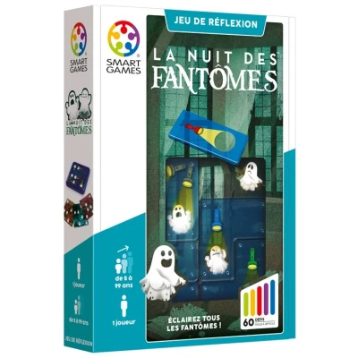 Abbildung von SmartGames SG 433 FR Geister Denk und Platzierspiel, Blau, Schwarz, Weiß, L