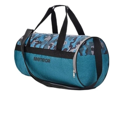 Abbildung von meteor Sporttasche Kinder 25L runde Tasche Gym Herren schwimmtasche Reisetasche Urlaubstasche klein Fitnesstasche Kindertaschen Schule Taschen turntasche Jungen