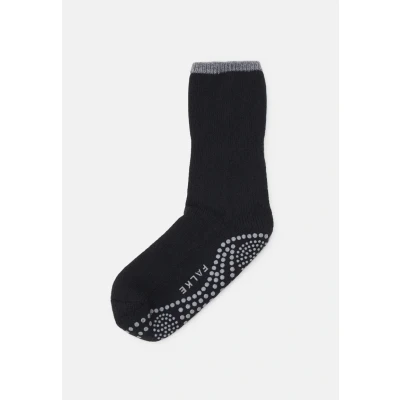 Abbildung von FALKE Damen Hausschuh Socken Cuddle Pads W HP Baumwolle rutschhemmende Noppen 1 Paar, Schwarz (Black 3009), 39 42